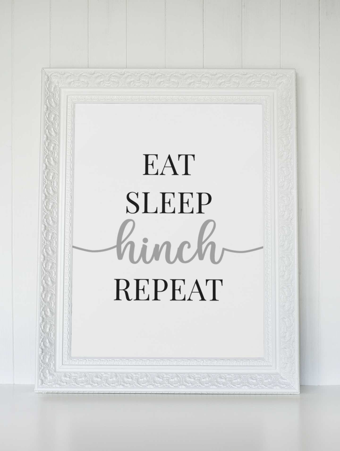 Eat Sleep Hinch Repeat 2 Cleaning Home Wall Decor Print by WinsterCreations™ Official Store